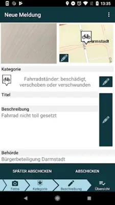 Mängelmelder android App screenshot 1