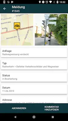 Mängelmelder android App screenshot 4